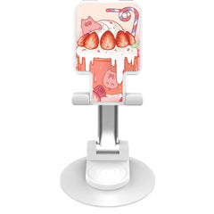 Strawberry Pig Ice Cream 360 Rotatable Bracket Foldable Phone Tablet Stand