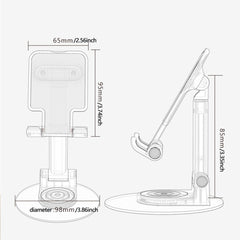Strawberry Pig Ice Cream 360 Rotatable Bracket Foldable Phone Tablet Stand
