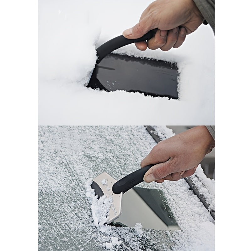 Car Windshield Snow Shovel Stainless Steel Deicer Winter Tool
