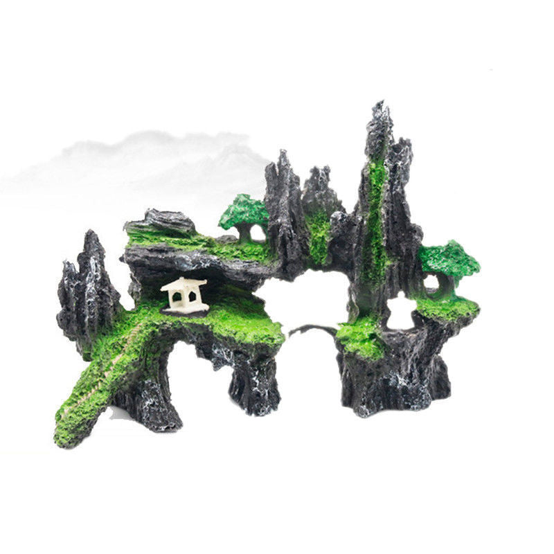 Aquarium Resin Rockery Decoration Landscaping Home Crafts Ornaments