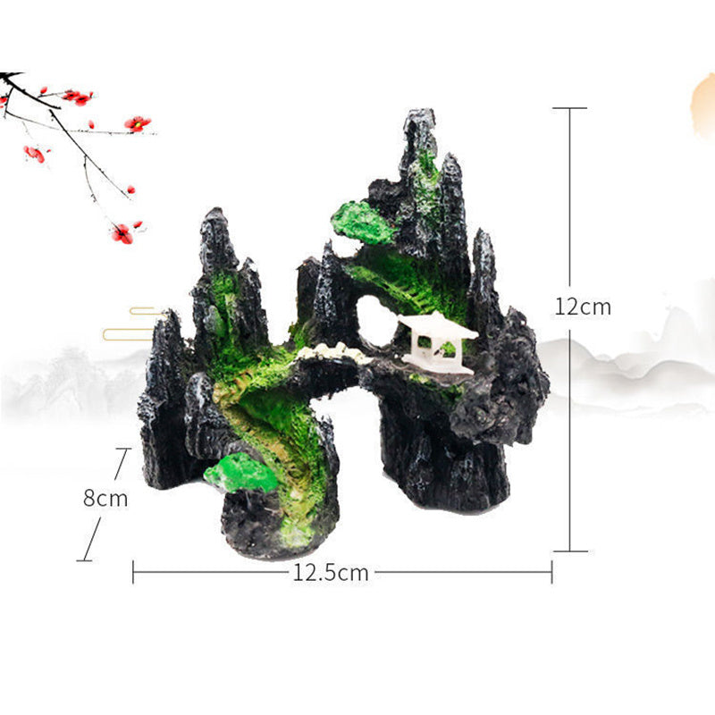 Aquarium Resin Rockery Decoration Landscaping Home Crafts Ornaments