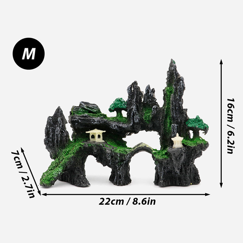 Aquarium Resin Rockery Decoration Landscaping Home Crafts Ornaments