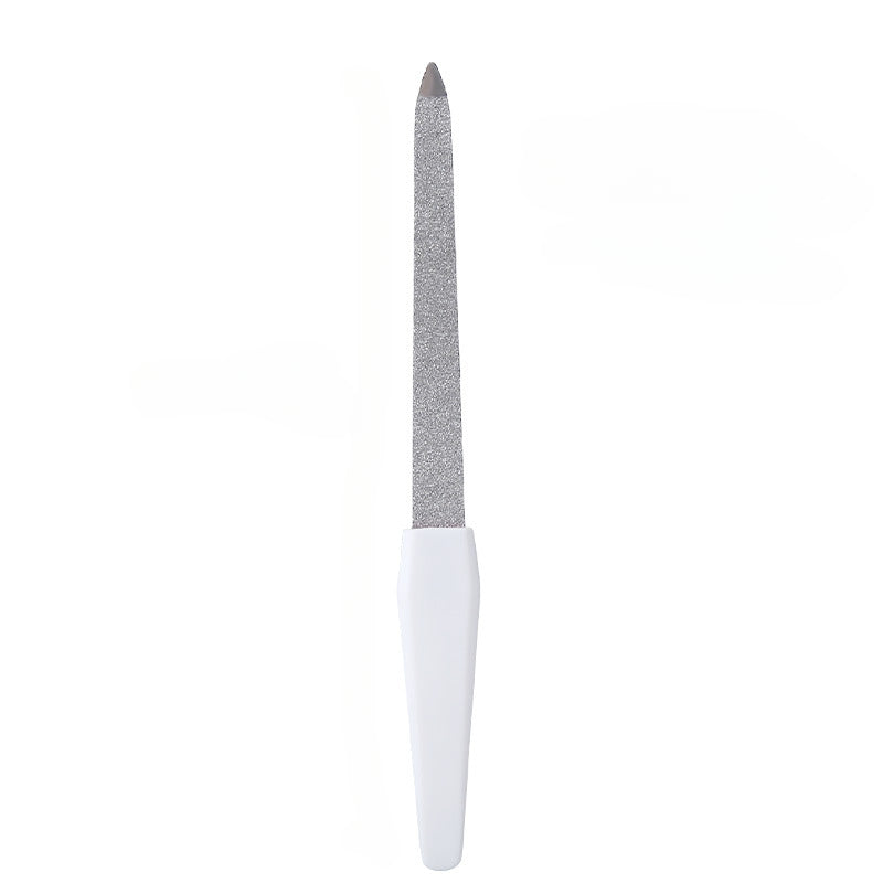 5pcs Double Sided Nail Files Stainless Steel Fingernail & Toenail File