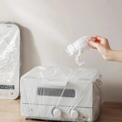 50pcs Disposable Plastic Wrap Cover Waterproof Protector Anti-Dust Cover
