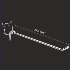20pcs Heavy Duty Pegboard Hooks Kit for 2.5 Spaced Pegboards