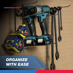 20pcs Heavy Duty Pegboard Hooks Kit for 2.5 Spaced Pegboards