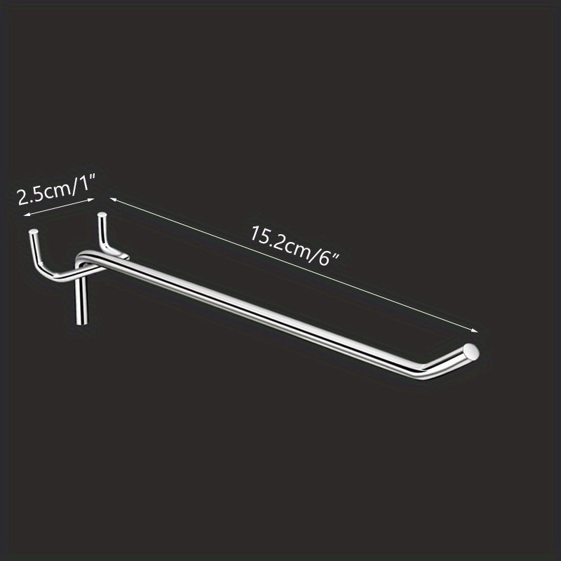 20pcs Heavy Duty Pegboard Hooks Kit for 2.5 Spaced Pegboards