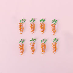 Colorful Fruit Carrot Paper Clip Large Crank Pin