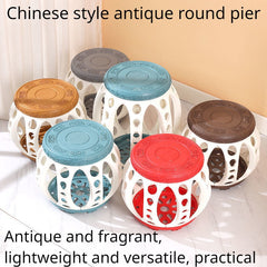Chinese Antique Round Pier Table