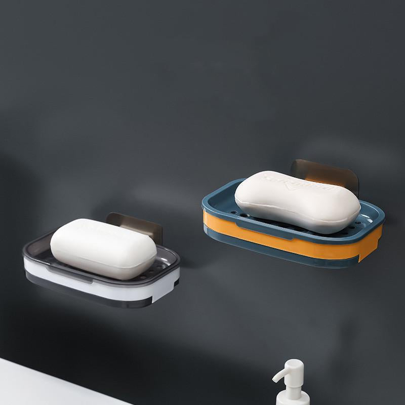 Non-slip Soap Holder Suction Cup Wall Mounted Soap Dish