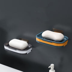 Non-slip Soap Holder Suction Cup Wall Mounted Soap Dish