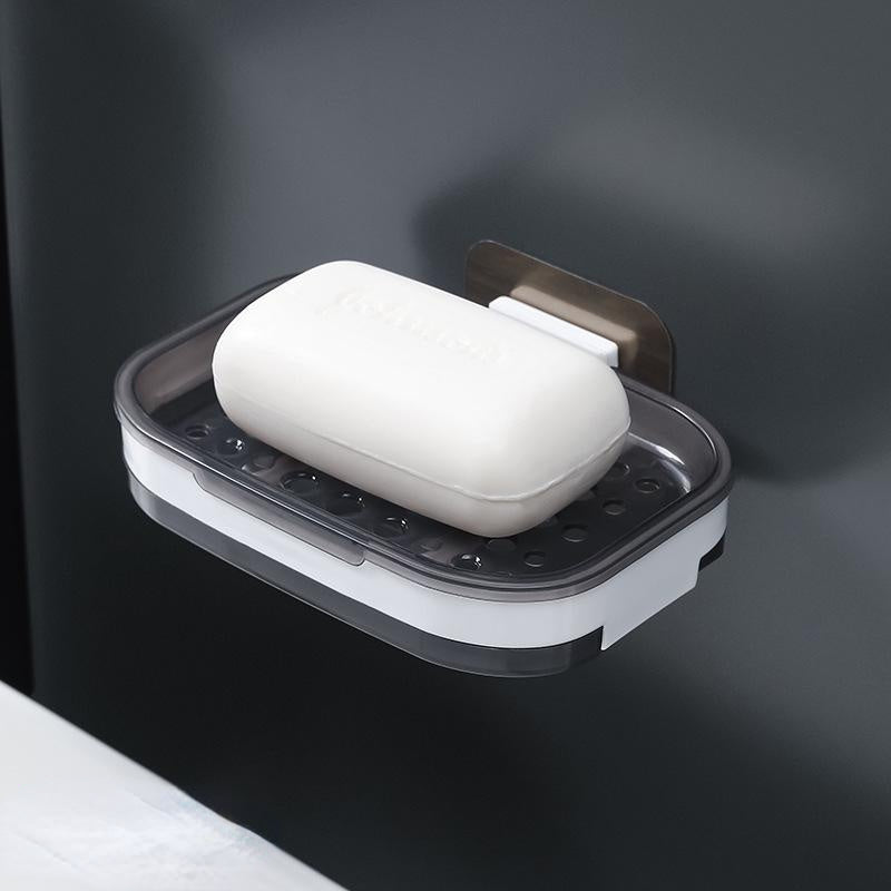 Non-slip Soap Holder Suction Cup Wall Mounted Soap Dish