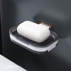 Non-slip Soap Holder Suction Cup Wall Mounted Soap Dish