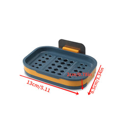 Non-slip Soap Holder Suction Cup Wall Mounted Soap Dish