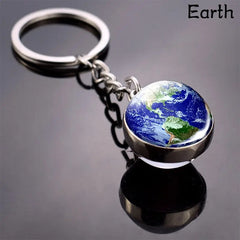 Solar System Key Chain Sun Earth Mars Jupiter Moon Saturn Birthday Gift