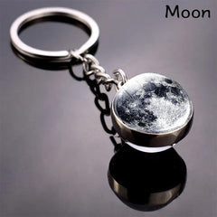Solar System Key Chain Sun Earth Mars Jupiter Moon Saturn Birthday Gift