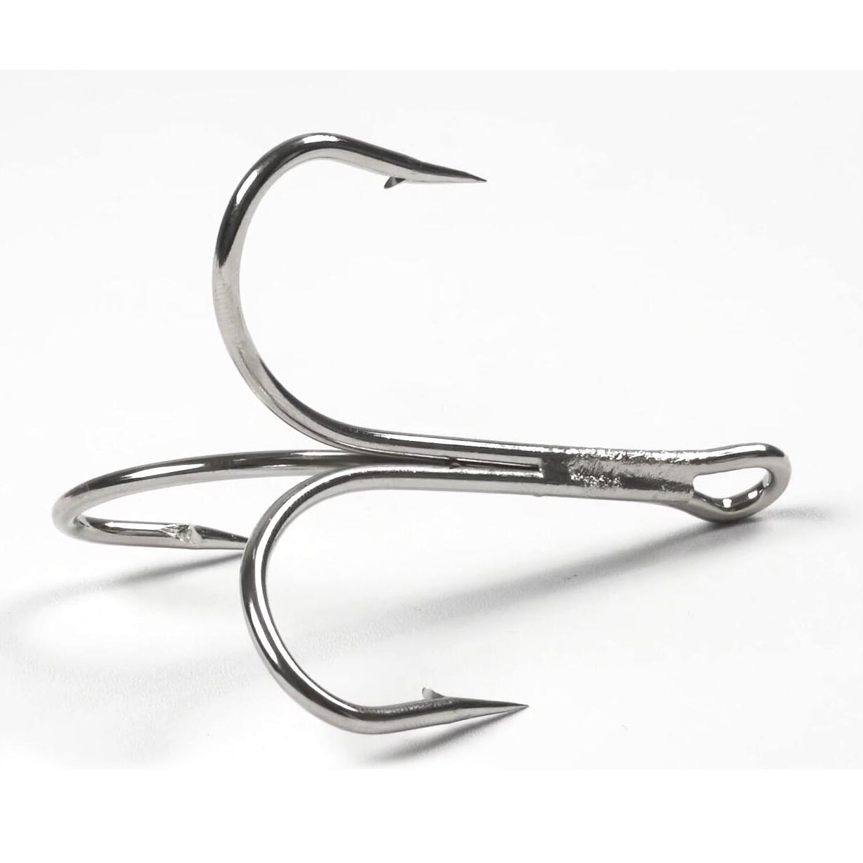 10pcs 4X Strong Fishing Hooks High Carbon Steel Treble Hook Barbed Salt