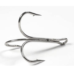 10pcs 4X Strong Fishing Hooks High Carbon Steel Treble Hook Barbed Salt