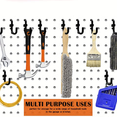 20pcs J Shape Peg Hook Organizer for Peg Board Durable
