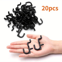 20pcs J Shape Peg Hook Organizer for Peg Board Durable