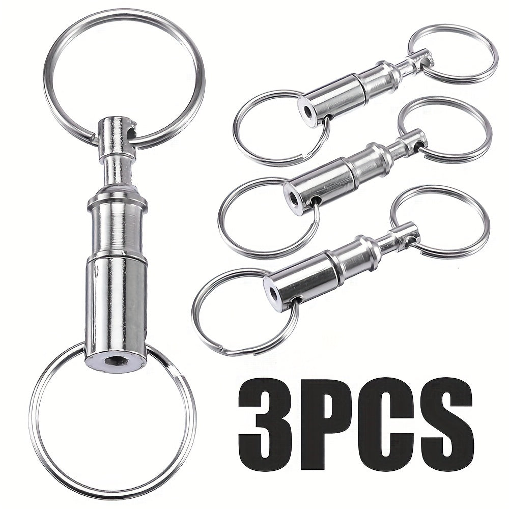 3pcs Detachable Quick Release Key Chain Carabiner Key Holder