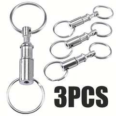 3pcs Detachable Quick Release Key Chain Carabiner Key Holder