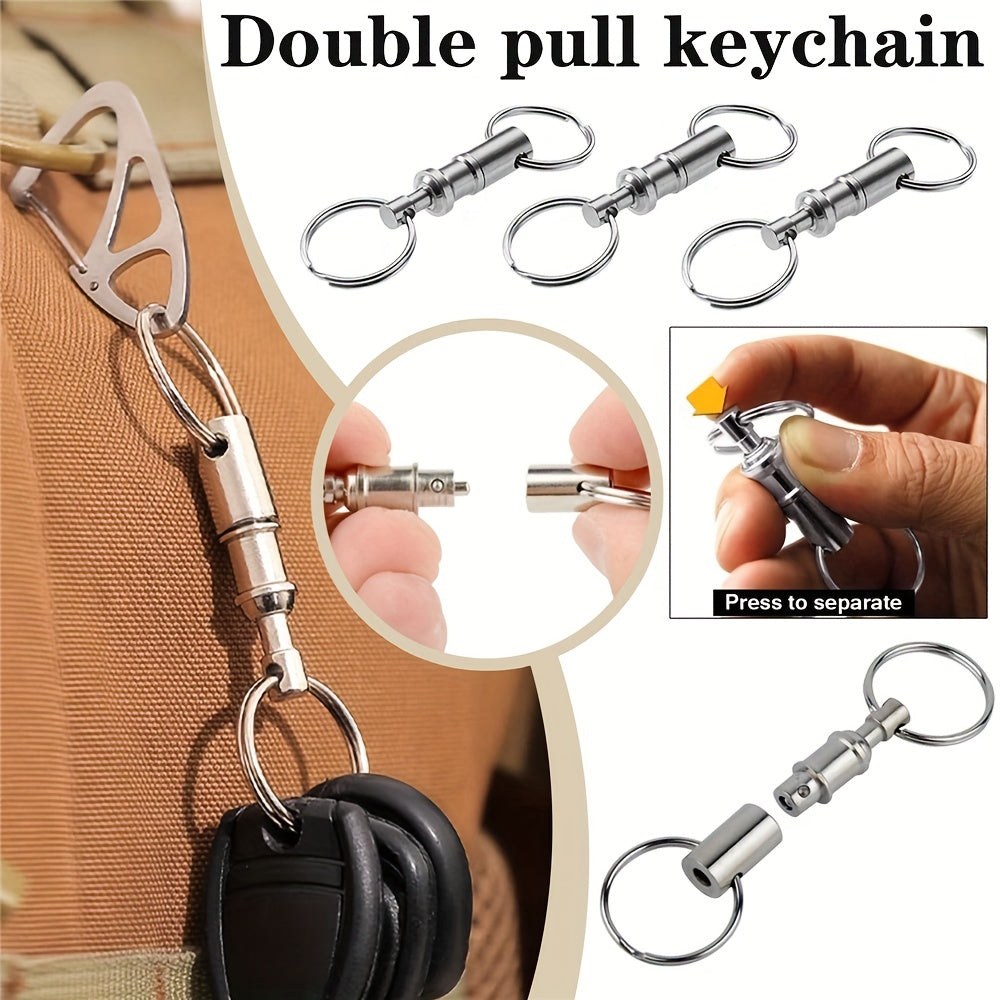 3pcs Detachable Quick Release Key Chain Carabiner Key Holder