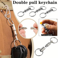 3pcs Detachable Quick Release Key Chain Carabiner Key Holder