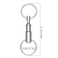 3pcs Detachable Quick Release Key Chain Carabiner Key Holder
