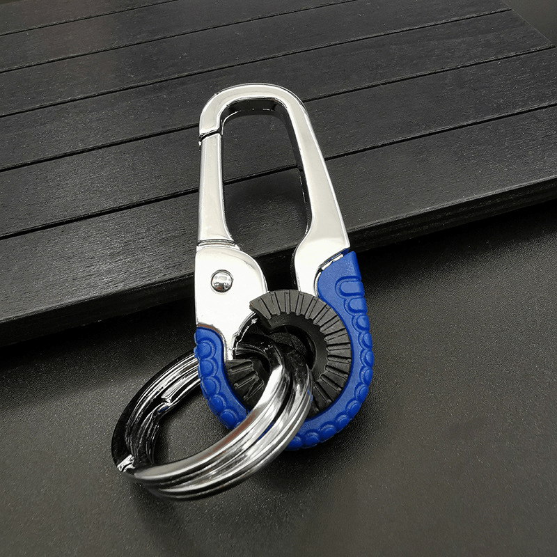 Heavy Duty Carabiner Keychain Stainless Steel Hooks