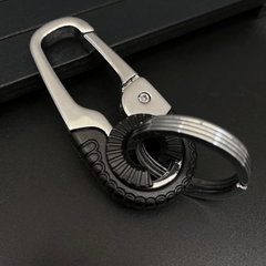 Heavy Duty Carabiner Keychain Stainless Steel Hooks