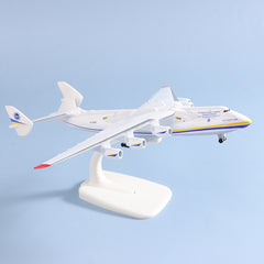 8in Alloy An 225 Aircraft Model Toy Ukraine Painted Mriya Display Model Plane
