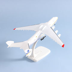 8in Alloy An 225 Aircraft Model Toy Ukraine Painted Mriya Display Model Plane