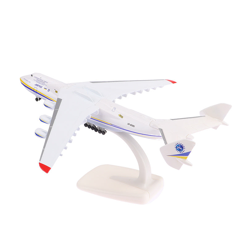 8in Alloy An 225 Aircraft Model Toy Ukraine Painted Mriya Display Model Plane