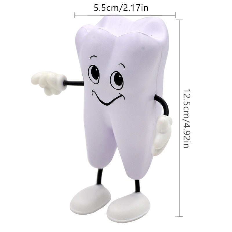 Soft PU Foam Tooth Squeeze Toy Dental Clinic Dentist Gift