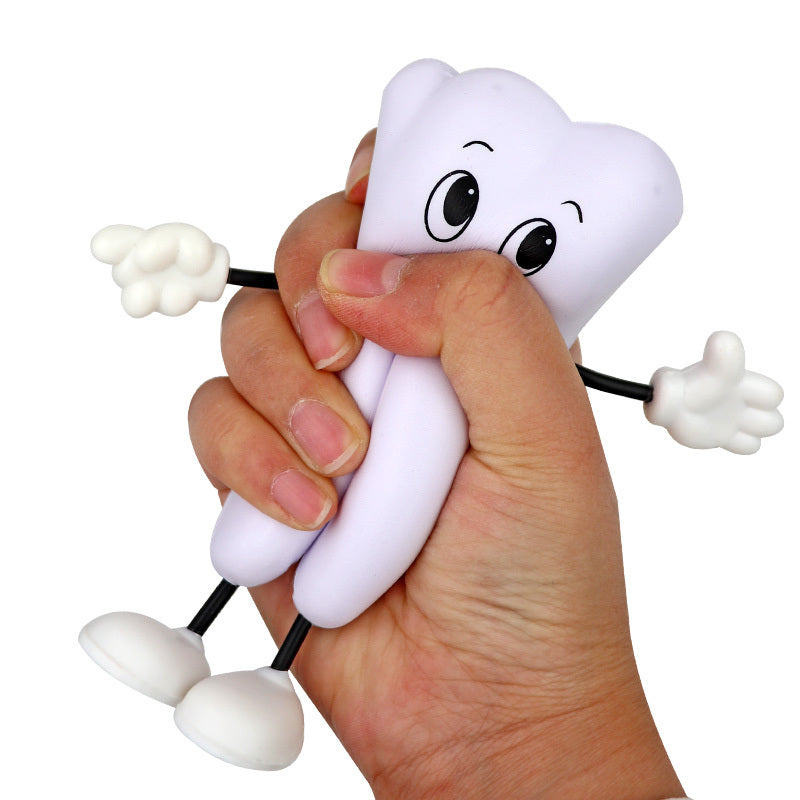 Soft PU Foam Tooth Squeeze Toy Dental Clinic Dentist Gift