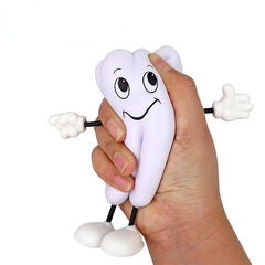 Soft PU Foam Tooth Squeeze Toy Dental Clinic Dentist Gift