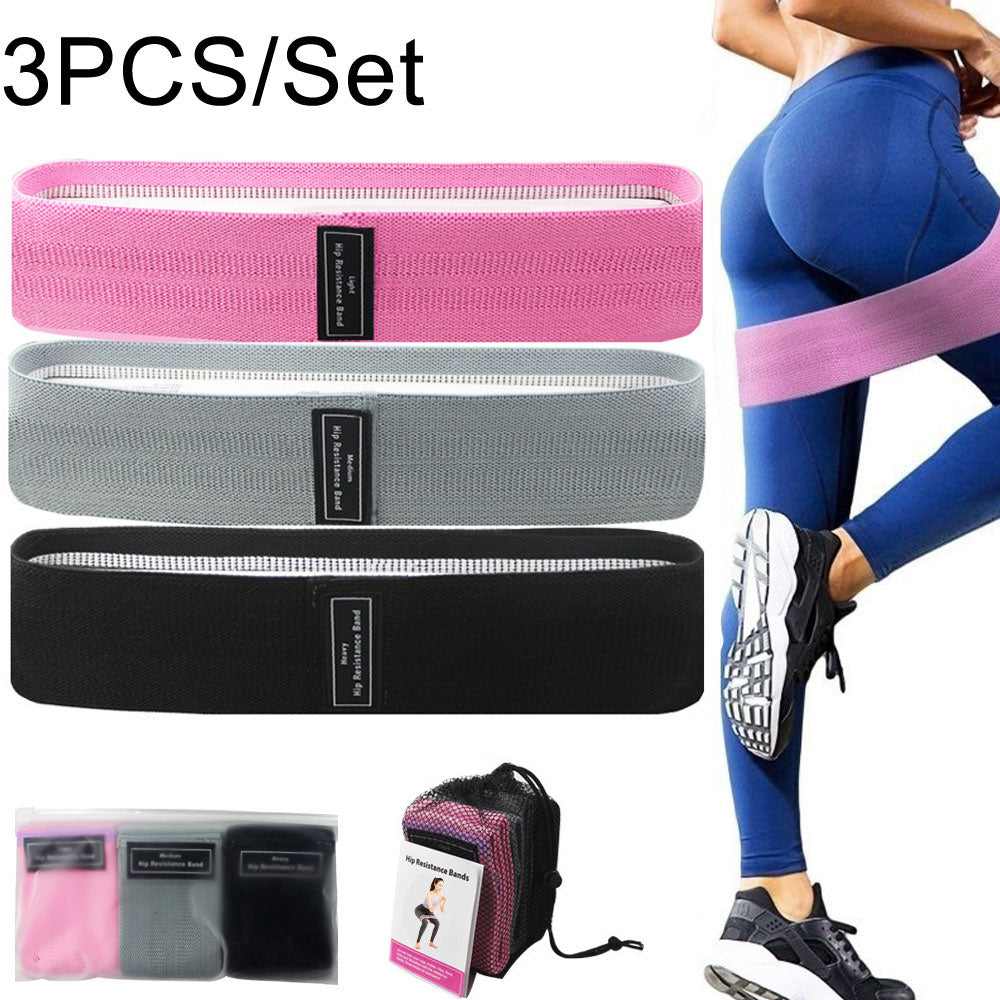 3pcs Yoga Resistance Bands For Hip Booty Training