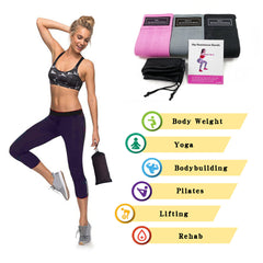3pcs Yoga Resistance Bands For Hip Booty Training