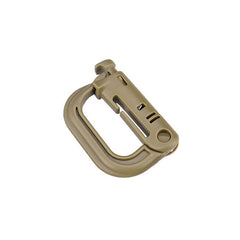 D Shaped Locking Ring Carabiner for Camping Hiking