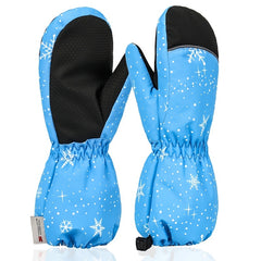 Kids Ski Gloves Waterproof Warm Winter Snow Skiing Ice skating