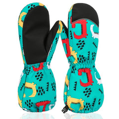Kids Ski Gloves Waterproof Warm Winter Snow Skiing Ice skating