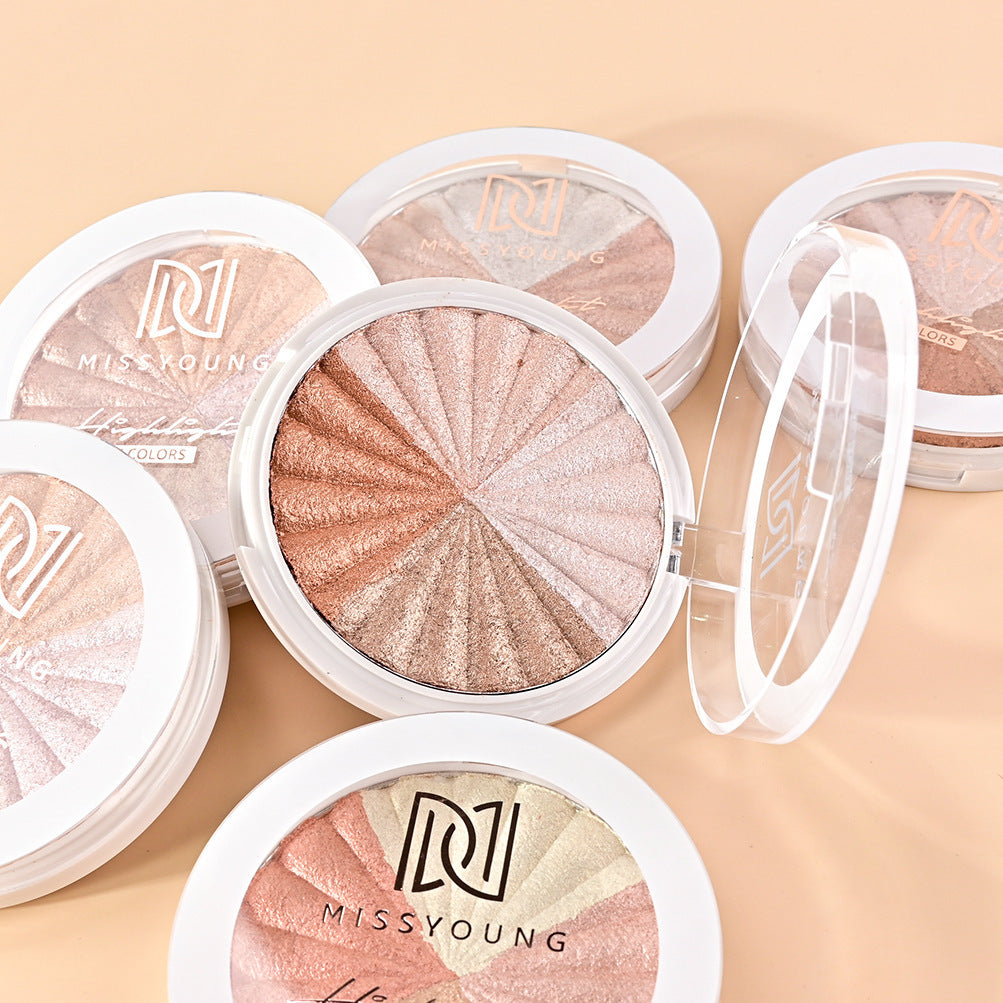 Shimmer Contouring Powder Highlight Face Brightening Powder
