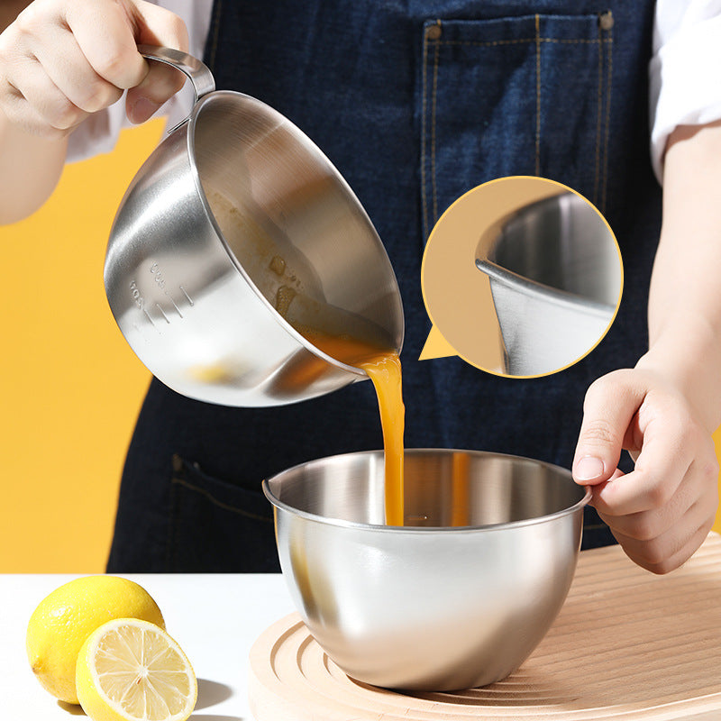 Stainless Steel Baking Basin Fruit Drainer For Kitchen