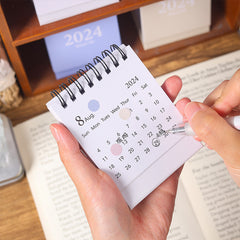 Morandi Desk Calendar Mini Small Desk Calendar Desktop Decoration
