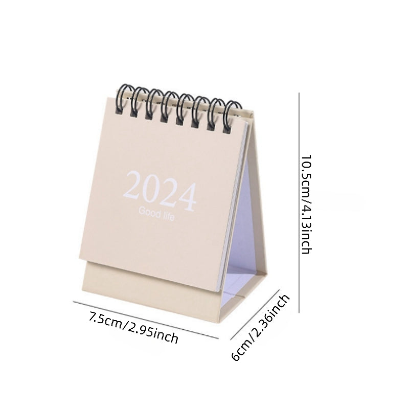 Morandi Desk Calendar Mini Small Desk Calendar Desktop Decoration