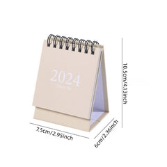 Morandi Desk Calendar Mini Small Desk Calendar Desktop Decoration