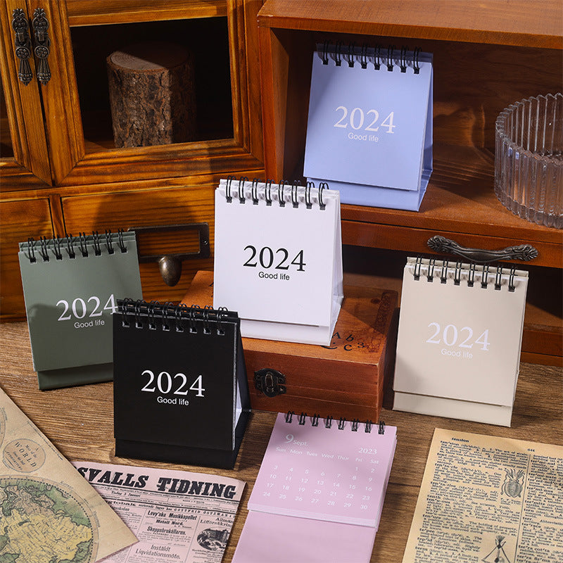 Morandi Desk Calendar Mini Small Desk Calendar Desktop Decoration