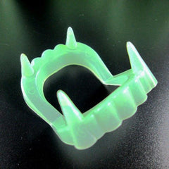 Glow-in-the-Dark Dentures for Halloween Masquerade Party