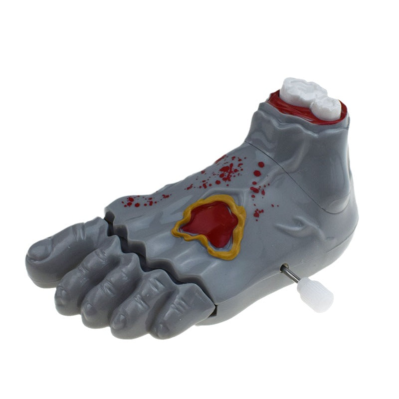 Funny Clockwork Zombie Ghost Feet Chain Doll Halloween Toy